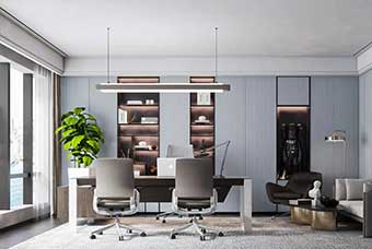 万宁轻奢风格-书房