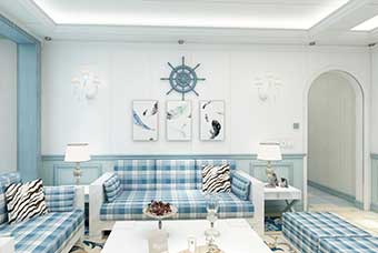 万宁地中海风格-客厅