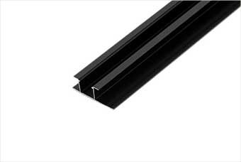 万宁航空纤维墙咔铝合金带灯中条（哑黑氧化）