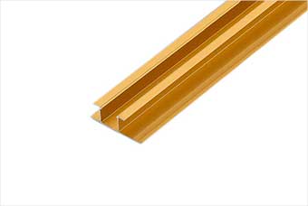 万宁航空纤维墙咔铝合金带灯中条（钛金氧化）