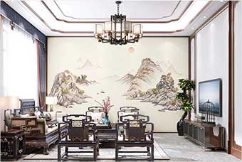 万宁森佰汇航空纤维墙咔（巴山蜀水）