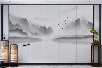 万宁森佰汇航空纤维（山水画系列）